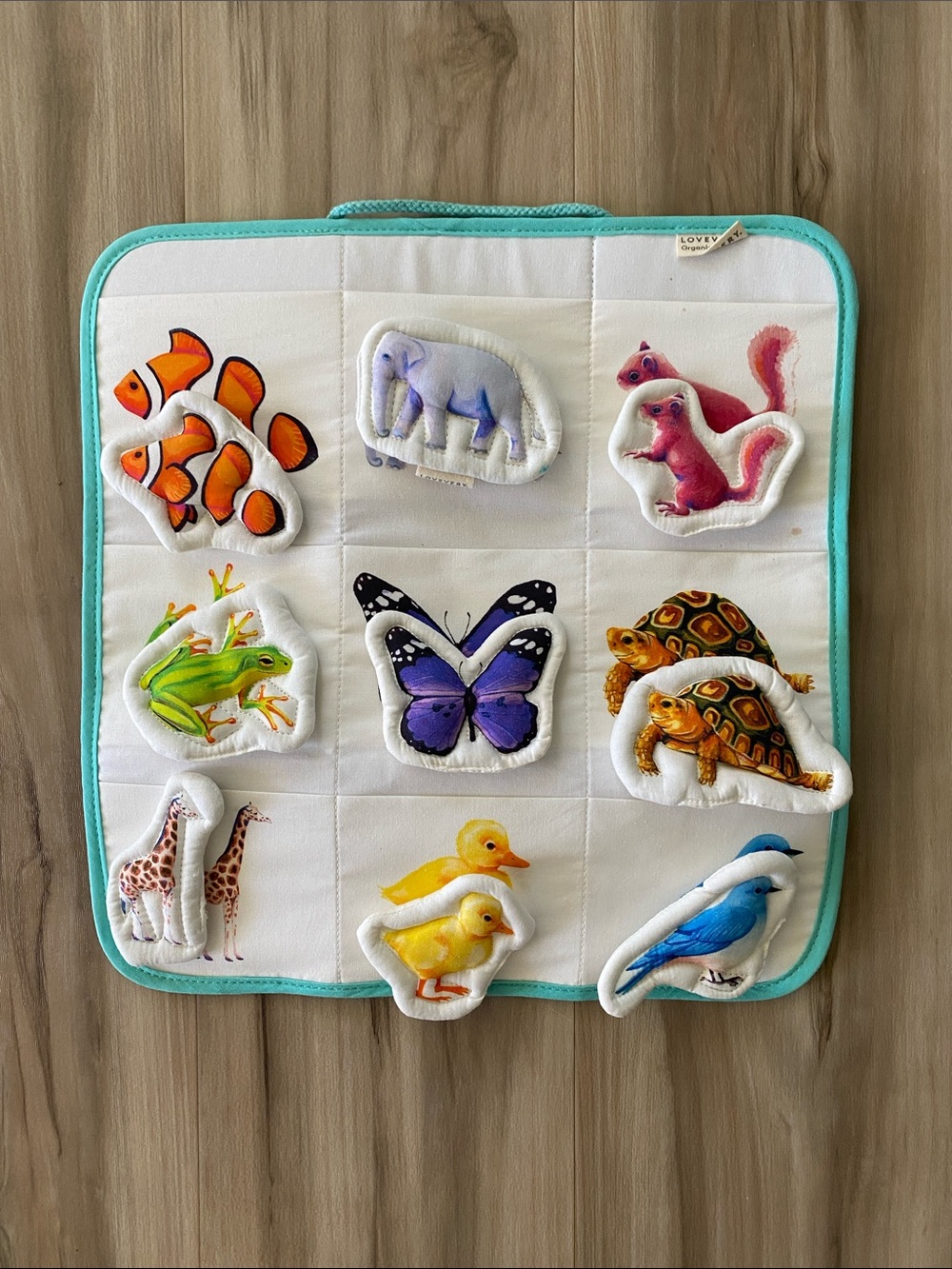 Lovevery Plush Animal Activity Mat